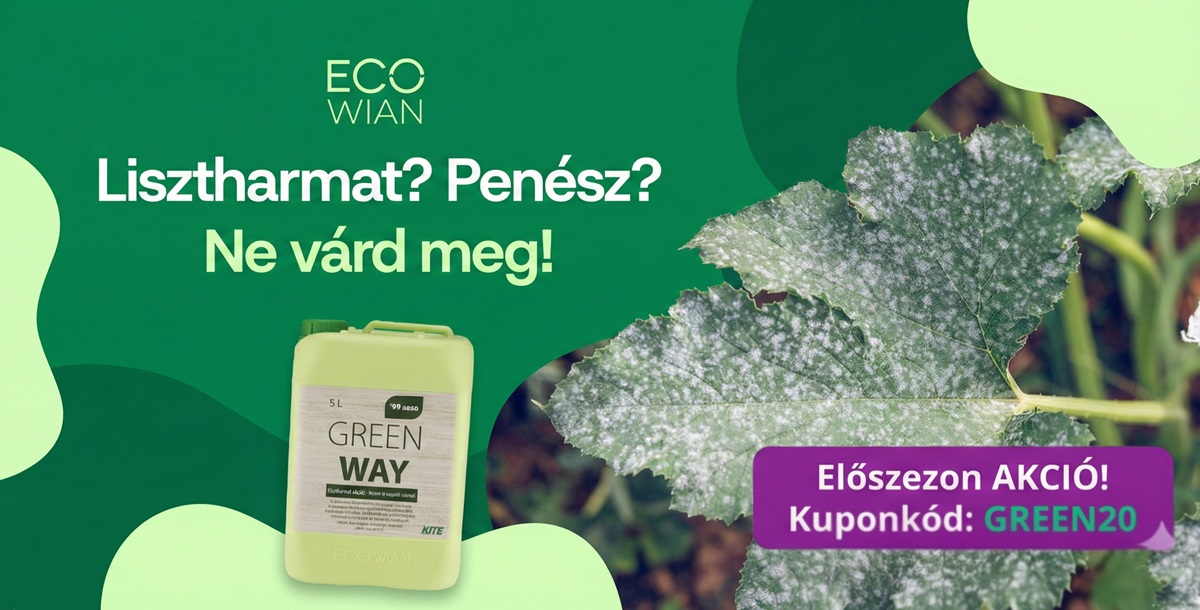 Lisztharmat? GYŐZD LE 20% KEDVEZMÉNNYEL