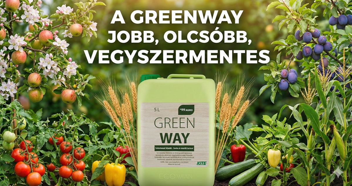 Permetezel? A Greenway JOBB, OLCSÓBB, VEGYSZERMENTES!