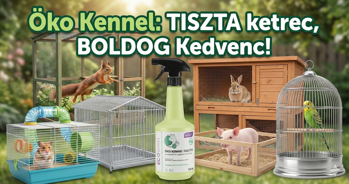 Öko Kennel: TISZTA ketrec, BOLDOG Kedvenc!